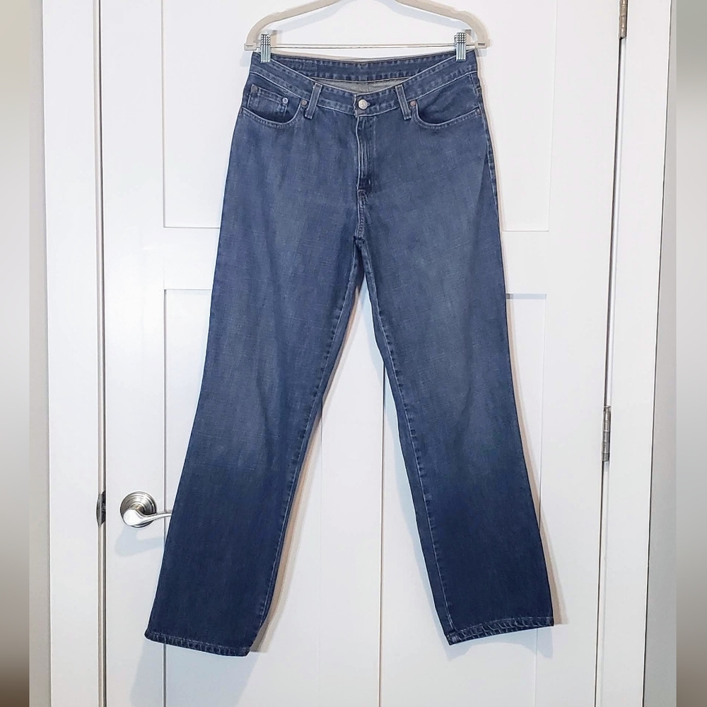 Ralph Lauren Polo Jeans Relaxed High Rise Cotton Size 10 X 31 Medium Wash